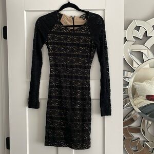 Bebe Black Lace Mini dress